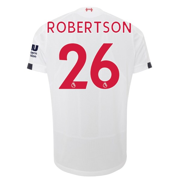 Camiseta Liverpool NO.26 Robertson 2ª 2019/20 Blanco